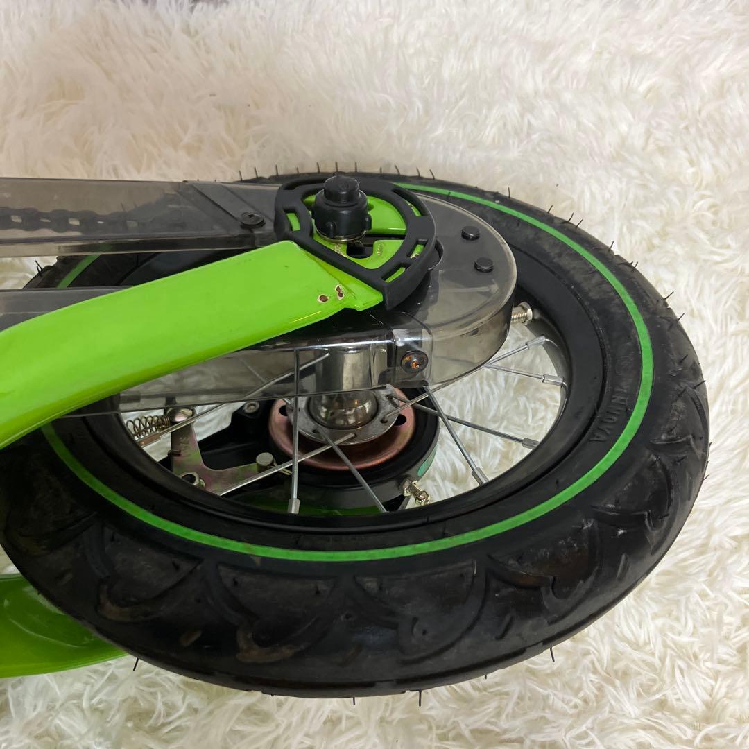 【極美品】へんしんバイク　12インチ　グリーン　緑　付属品多数