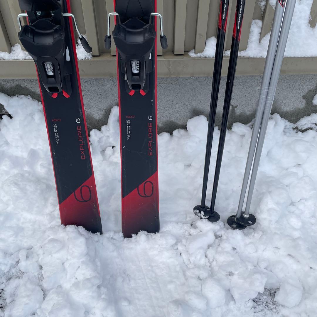 1回使用　elan 160 スキー板 エラン　155 165