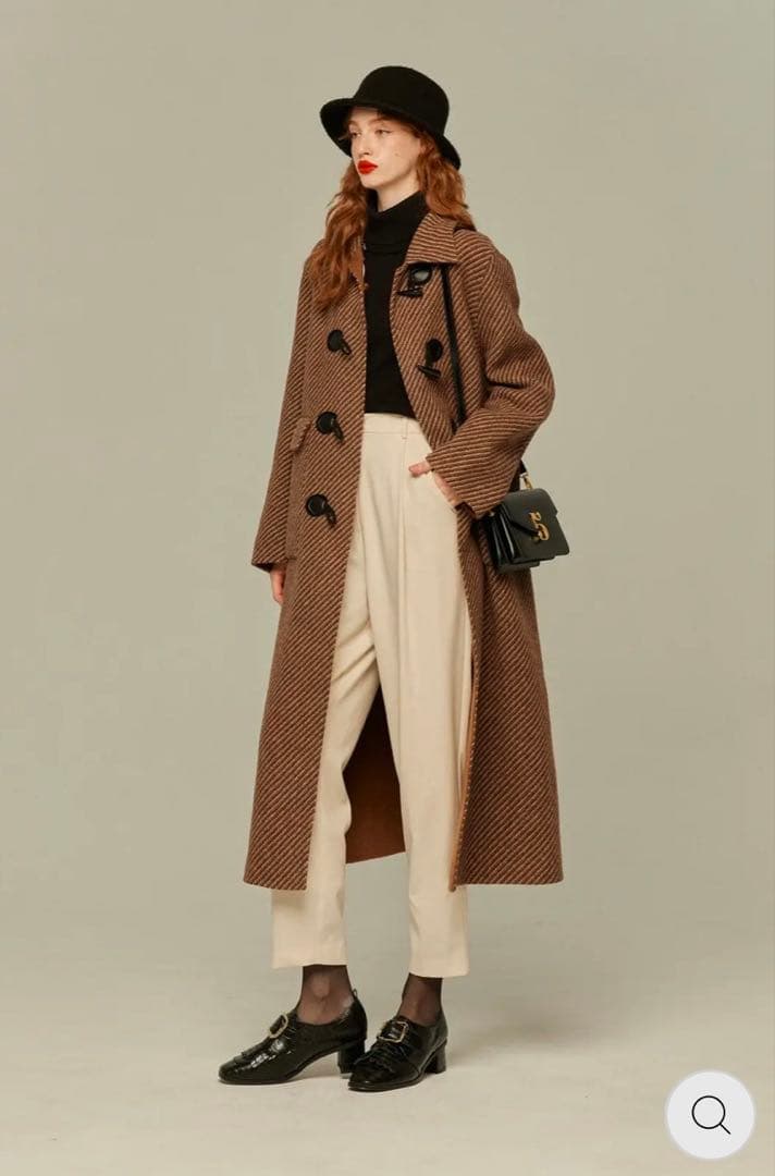 新品　tnewties 《ぺしゃんこになったサンドウィッチ》2WAYウールコート