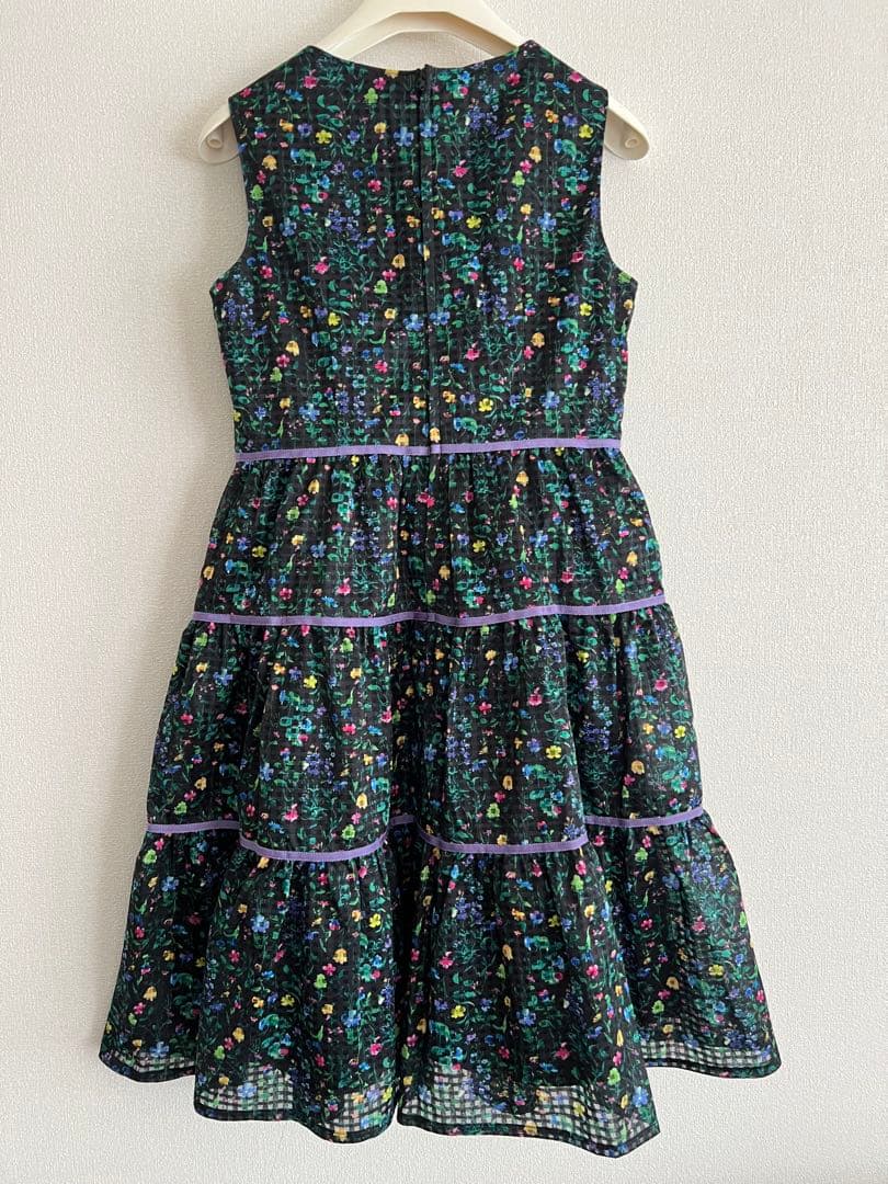 美品　アナスイミニ 【リンク】ボタニカル総柄ワンピース【日本製】150