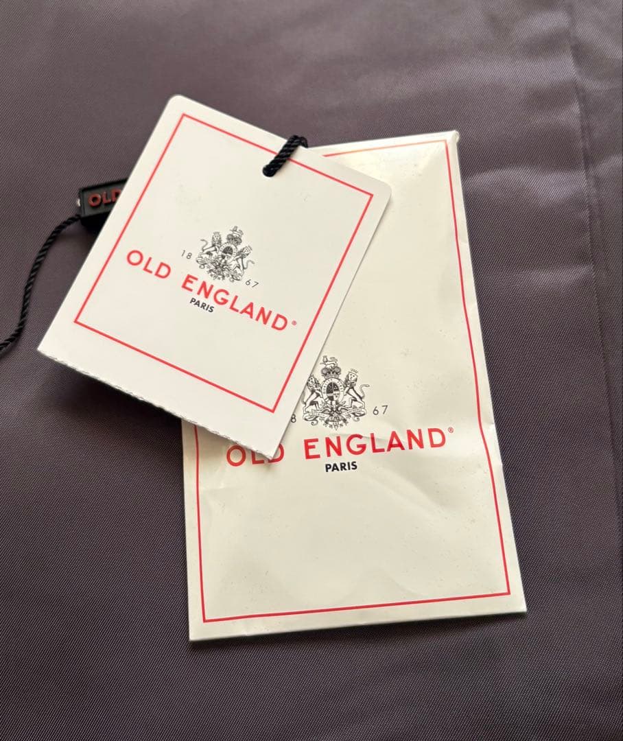 極美品 OLD ENGLAND スパニッシュウール コート 36 M グレー