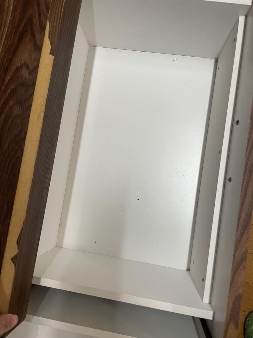 【Shin shin】木製食器棚 ダークブラウン 180×120