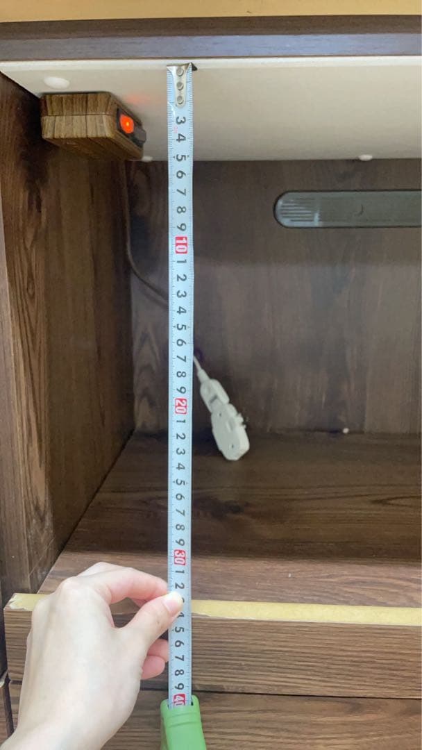 【Shin shin】木製食器棚 ダークブラウン 180×120