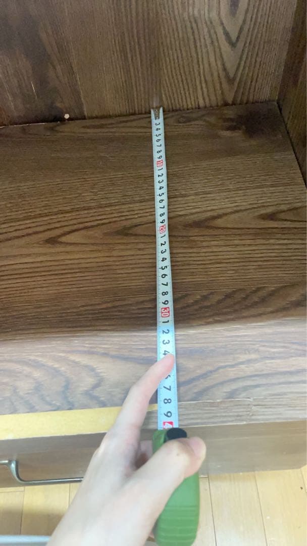 【Shin shin】木製食器棚 ダークブラウン 180×120