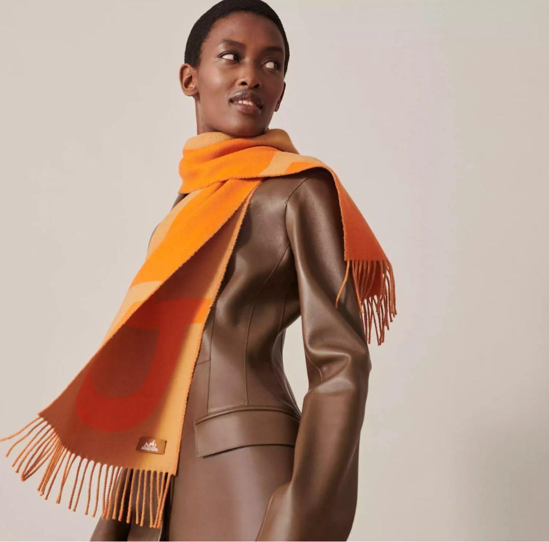 HERMESエルメス マフラー スカーフ ストール