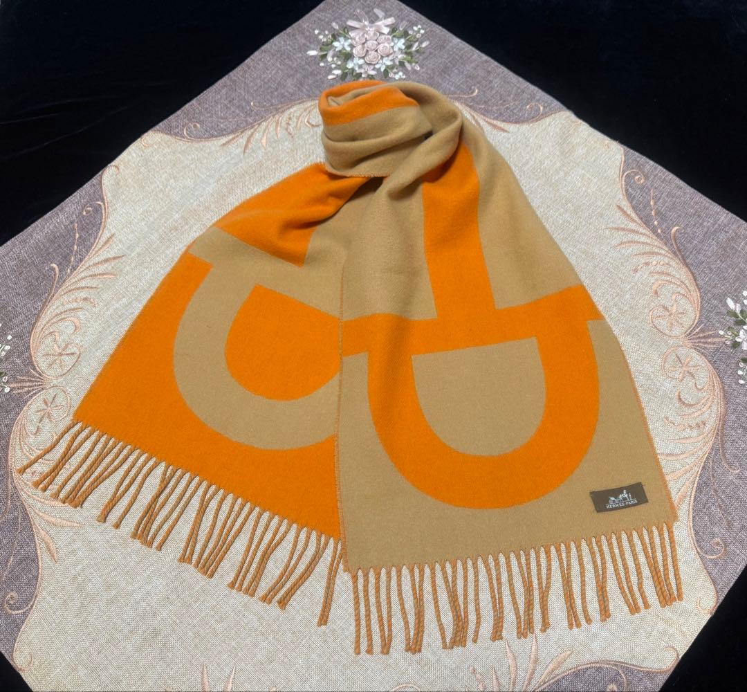 HERMESエルメス マフラー スカーフ ストール