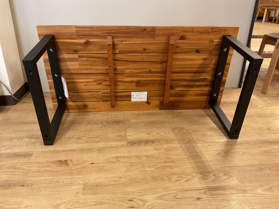 協立工芸　ジャック110 アカシア材　ブラック脚　新品