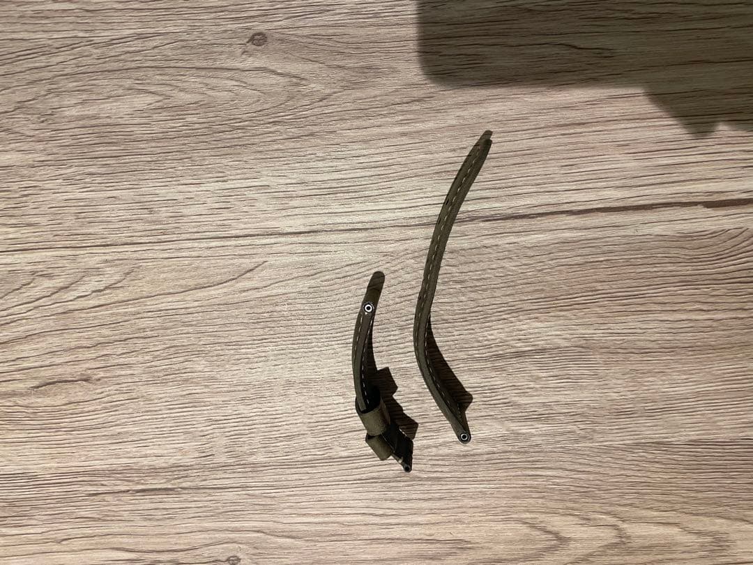 極美品PANERAI純正レザー44mmベルトグリーングレールミノールパネライ