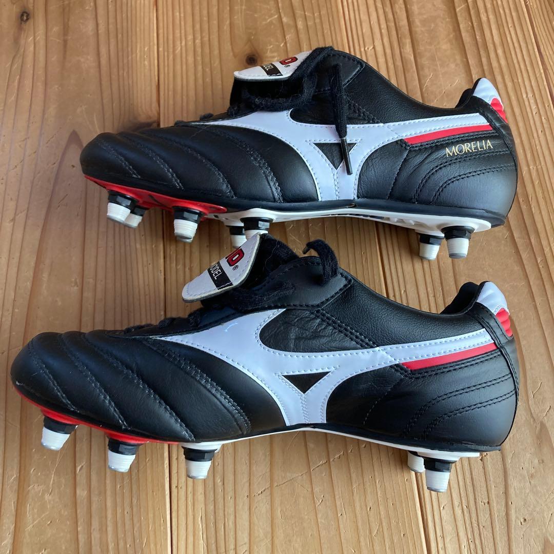 【美品】ミズノモレリアサッカースパイク取替式25.5