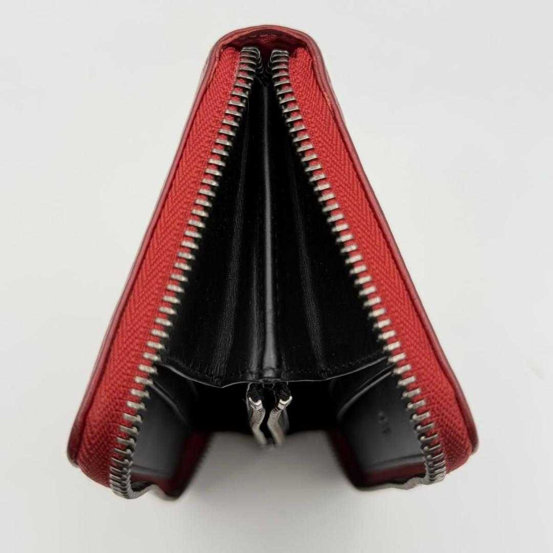 希少　ロエベ　アナグラム　レザー　花柄　ボタニカル　エンボス　ロングウォレット