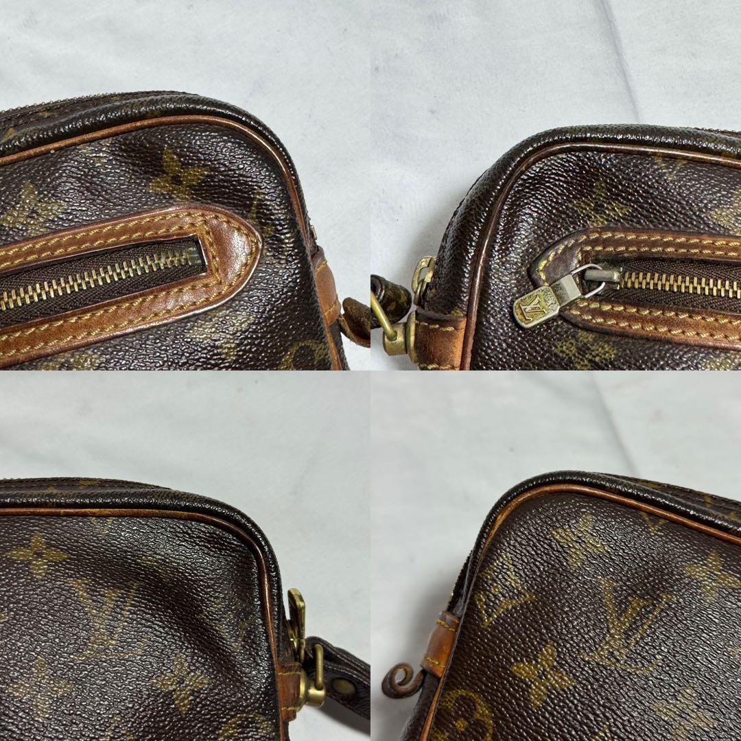 高級　ルイヴィトン　セカンドバッグ　マルリードラゴンヌ　ブラウン