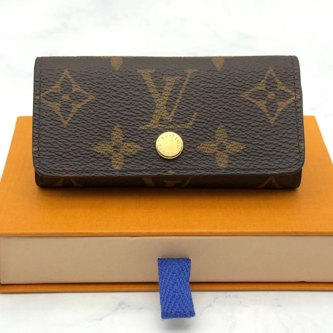 【新品に近い・日本限定】ルイヴィトン モノグラム キーケース ミュルティクレ4
