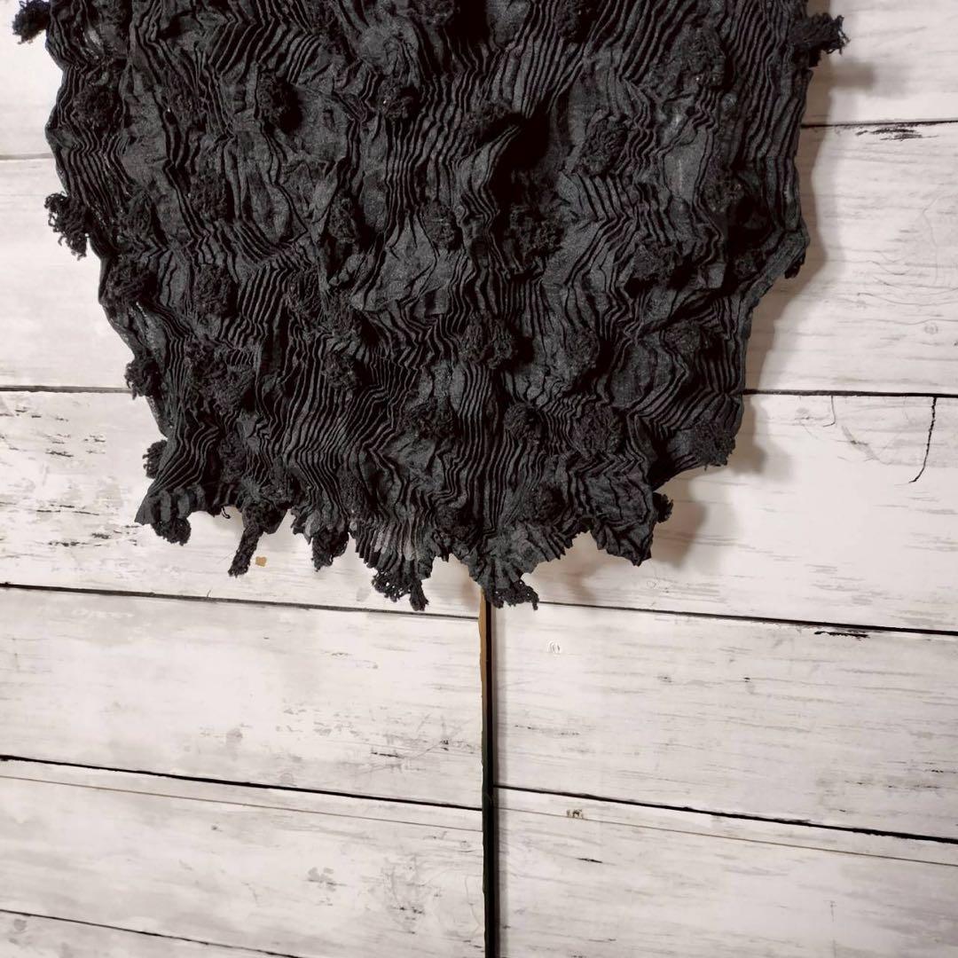 イッセイミヤケ プリーツプリーズ ポンポン シフォンカットソー 半袖