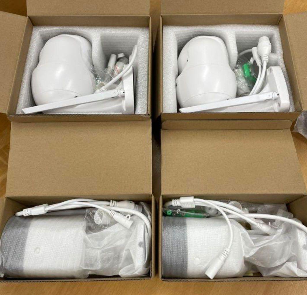 防犯カメラ ワイヤレスHiseeu ワイヤレスカメラ4台セット　3TB