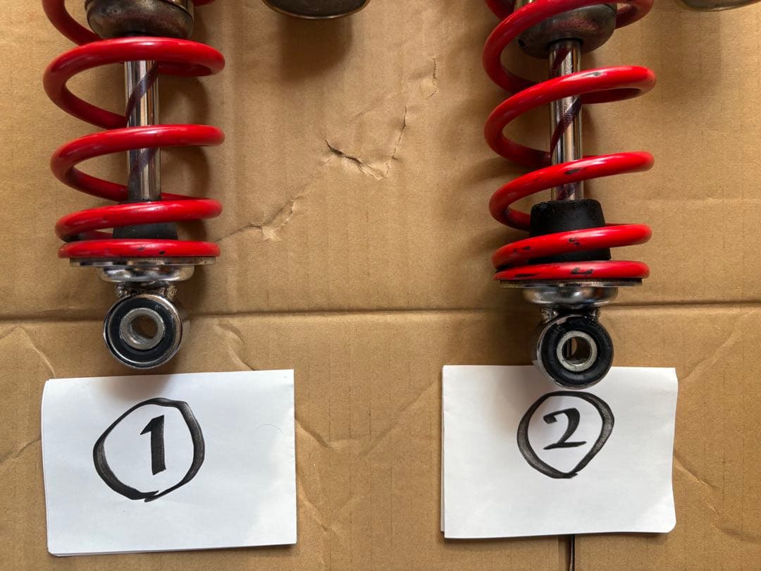 Kazaky様SHOWAサスペンション※cb400sf nc39より取外し