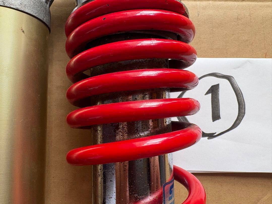 Kazaky様SHOWAサスペンション※cb400sf nc39より取外し