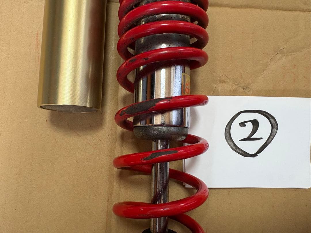 Kazaky様SHOWAサスペンション※cb400sf nc39より取外し