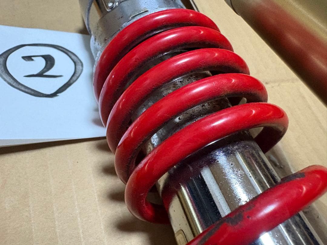 Kazaky様SHOWAサスペンション※cb400sf nc39より取外し