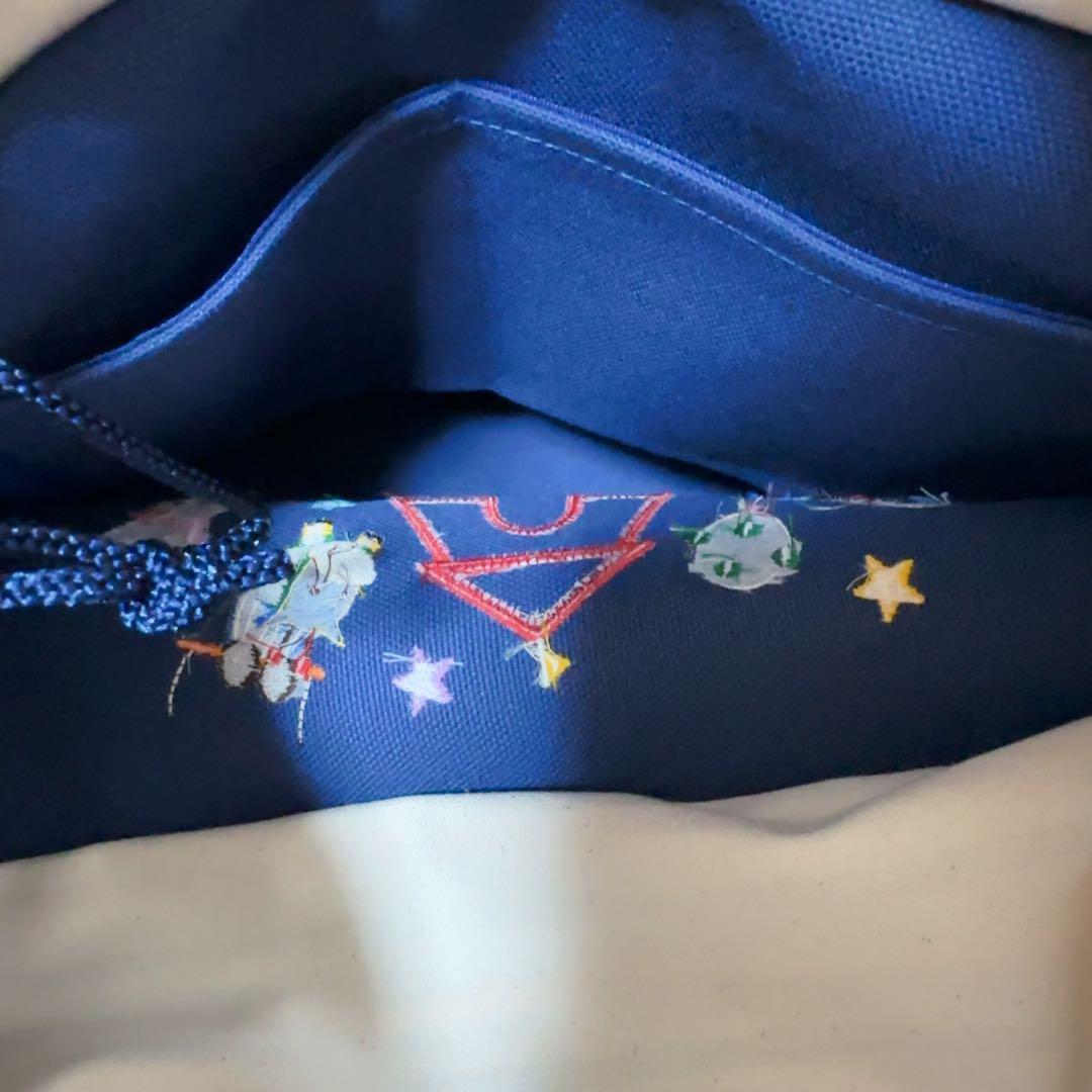 新品MIKI HOUSE ネイビー トートバッグ