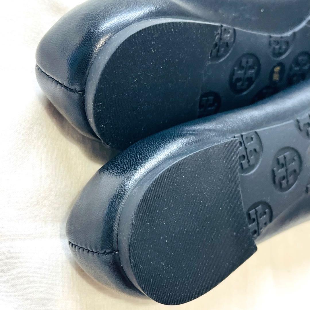 【未使用】TORY BURCH レザー バレエシューズ フラット パンプス