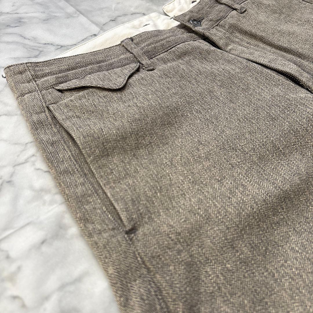 エンジニアードガーメンツ ヘリンボーンパンツ USA製 ワーク ミリタリー