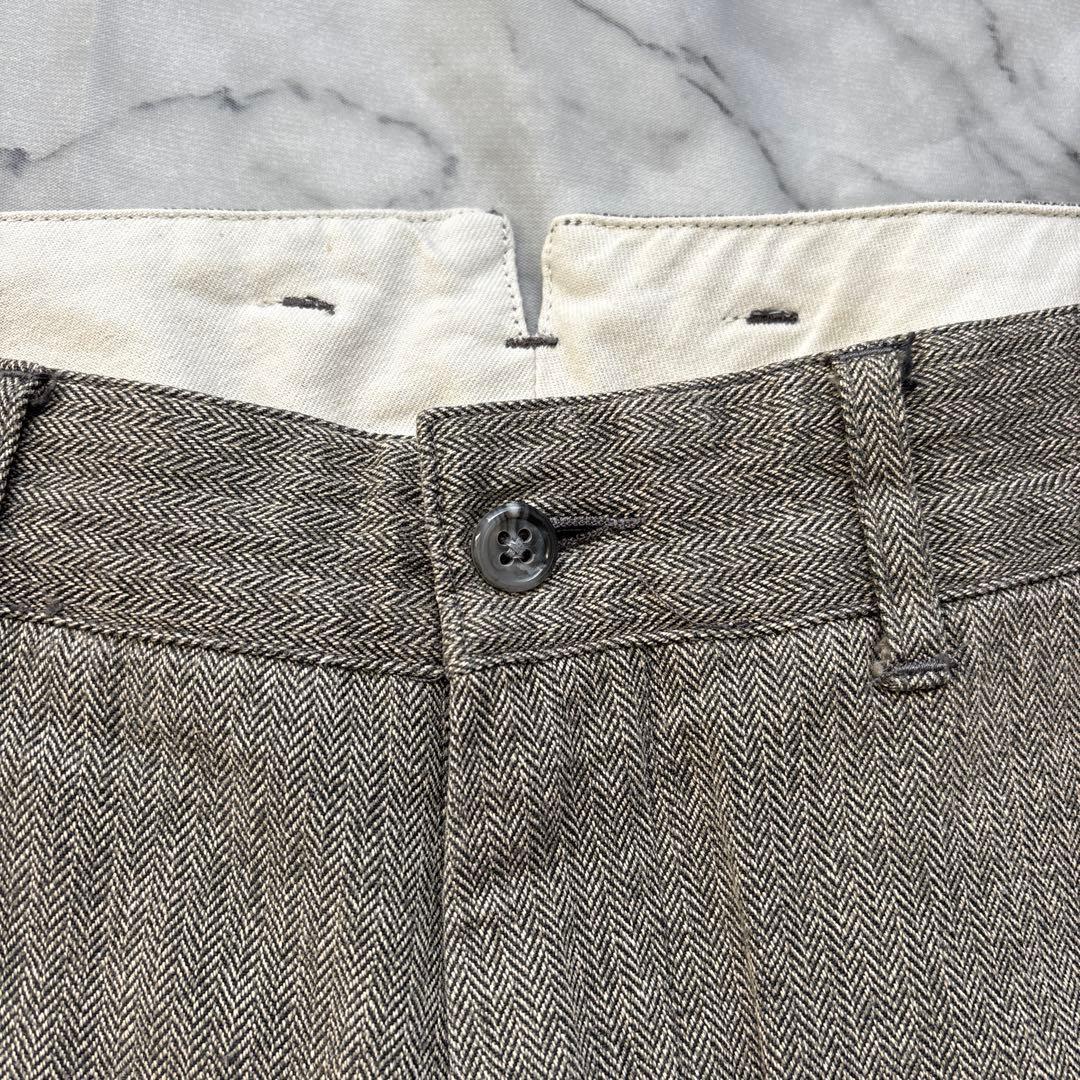 エンジニアードガーメンツ ヘリンボーンパンツ USA製 ワーク ミリタリー