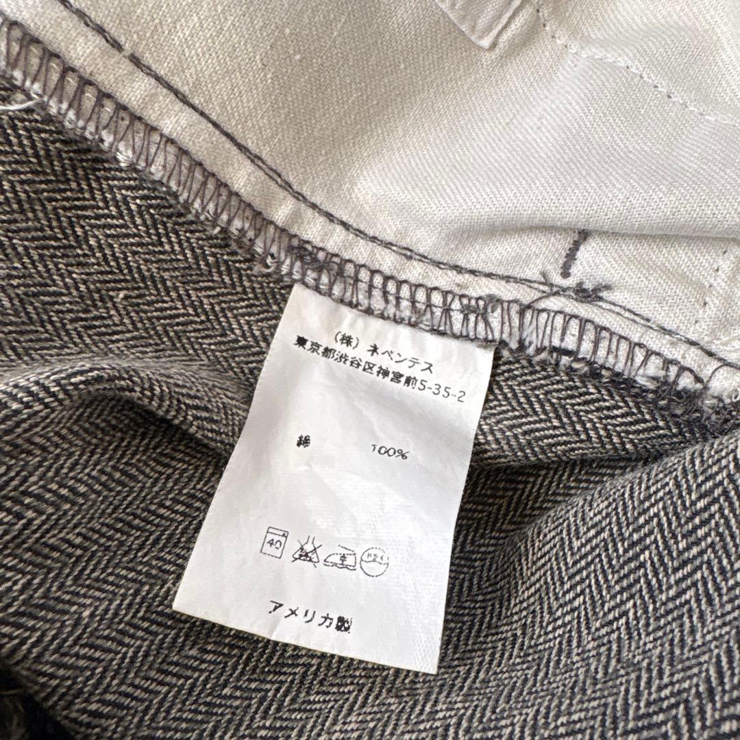 エンジニアードガーメンツ ヘリンボーンパンツ USA製 ワーク ミリタリー