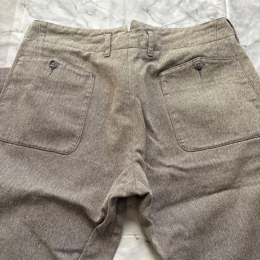エンジニアードガーメンツ ヘリンボーンパンツ USA製 ワーク ミリタリー