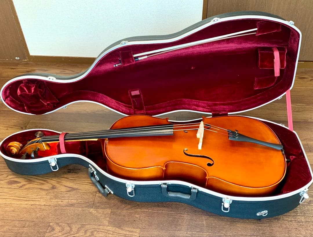 チェロ(弓、ケース付き)