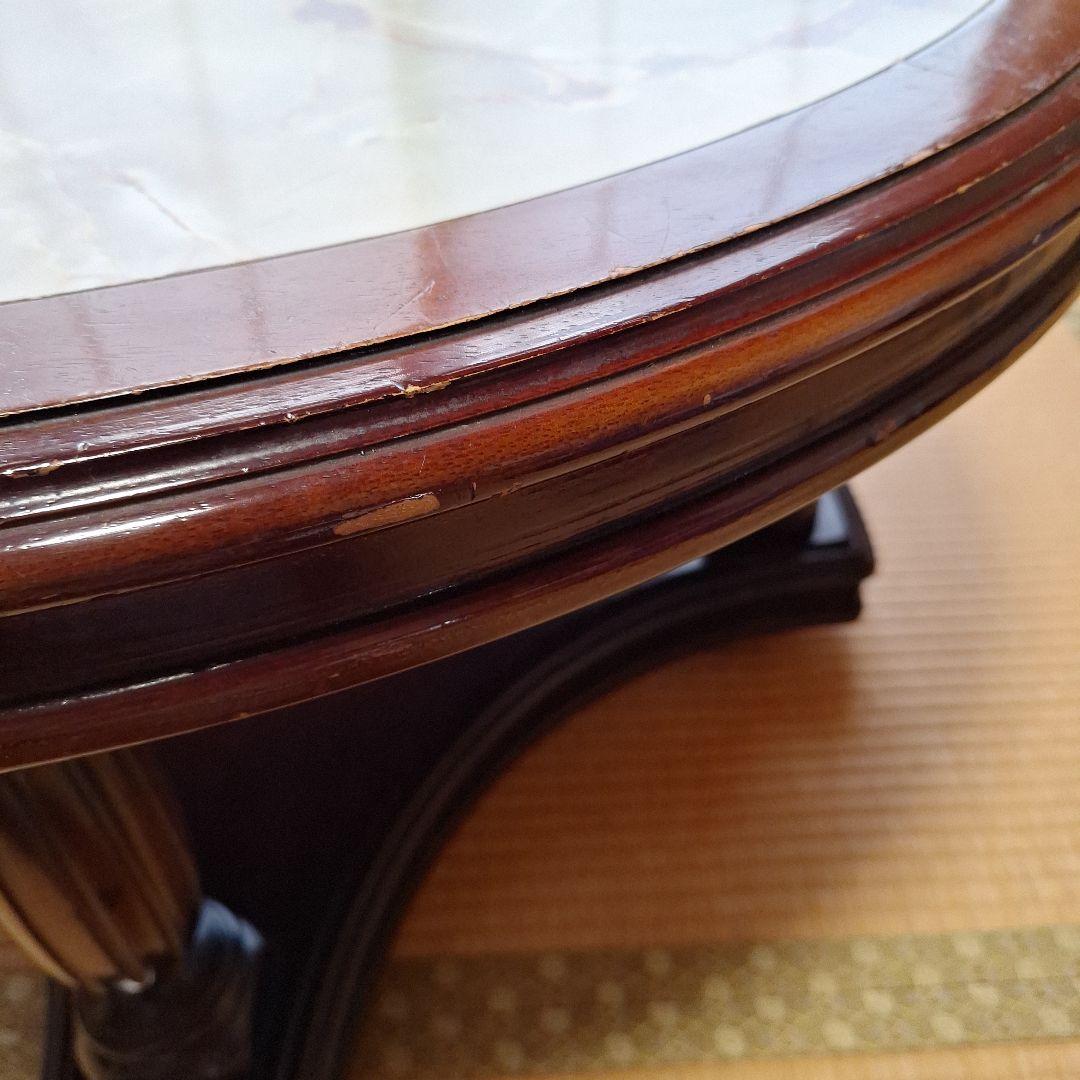 S*U様 オールドカリモク　丸テーブル