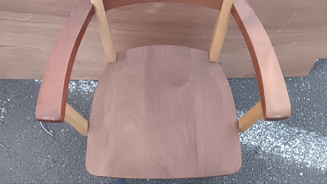 y*o様 3690)イバタ インテリア　アームチェア　ダイニングチェア