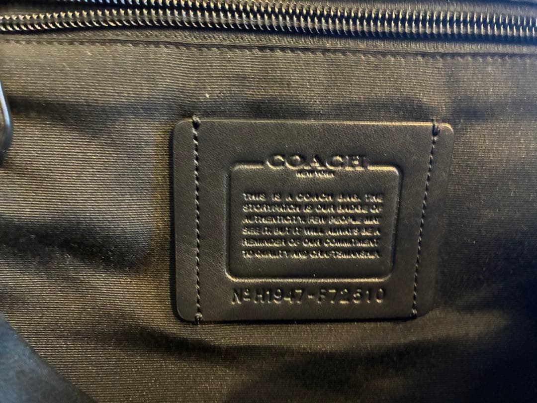 COACH ブラック　リュック　バックパック