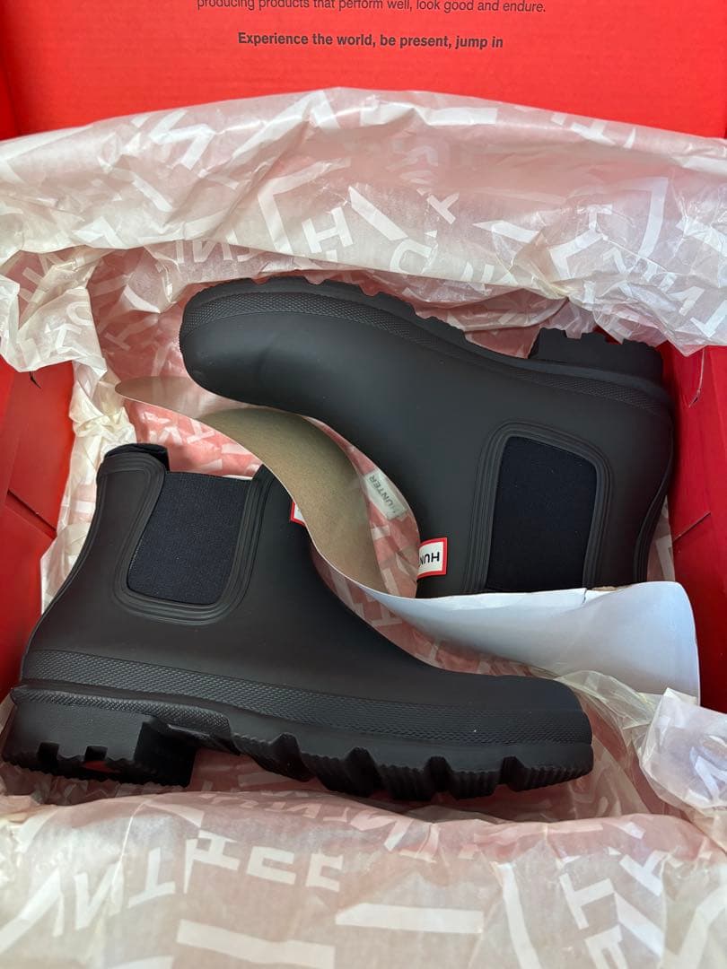 HUNTER チェルシーブーツ ブラック 26cm