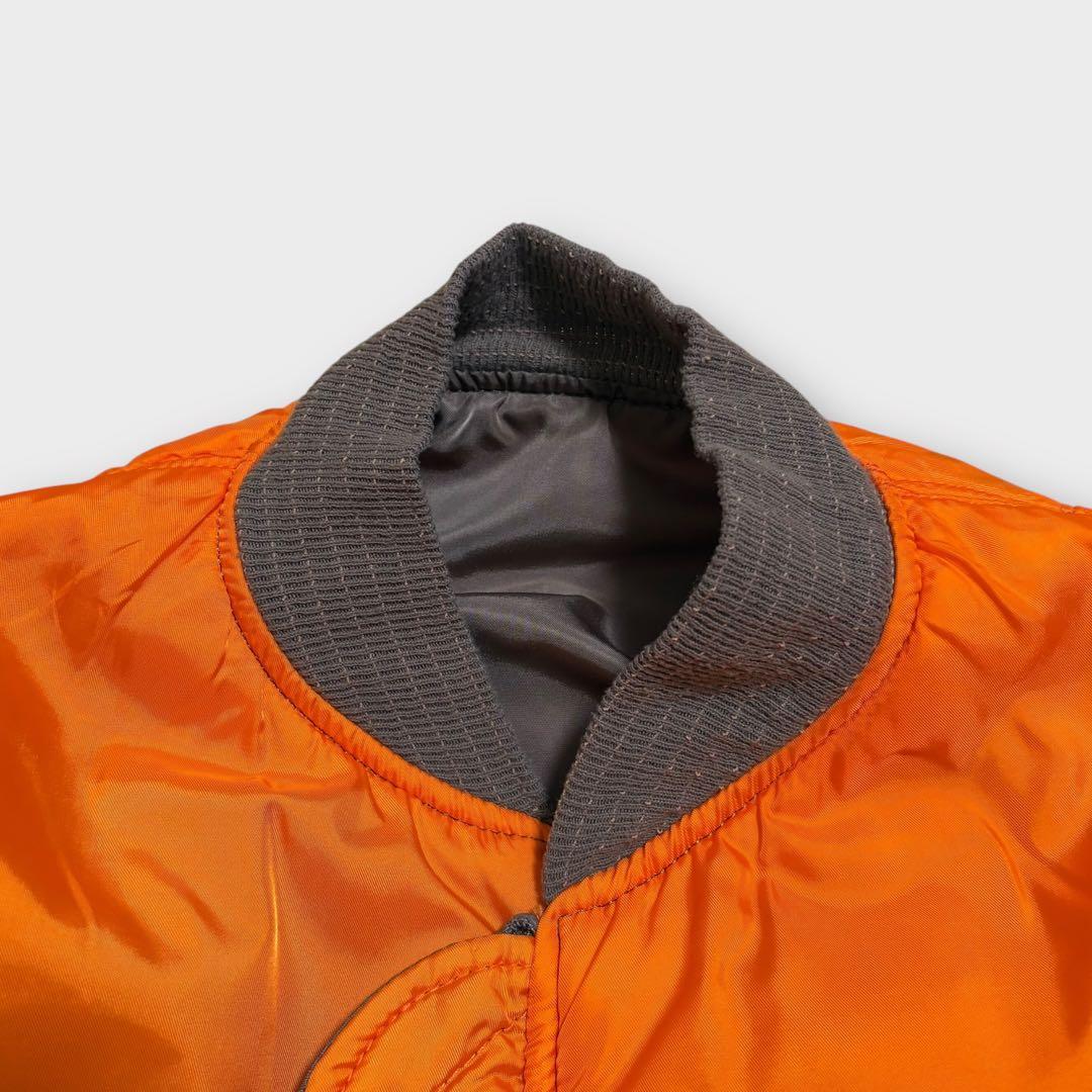 レアカラー！90s USA製アルファインダストリーズMA-1 ブラウンALPHA