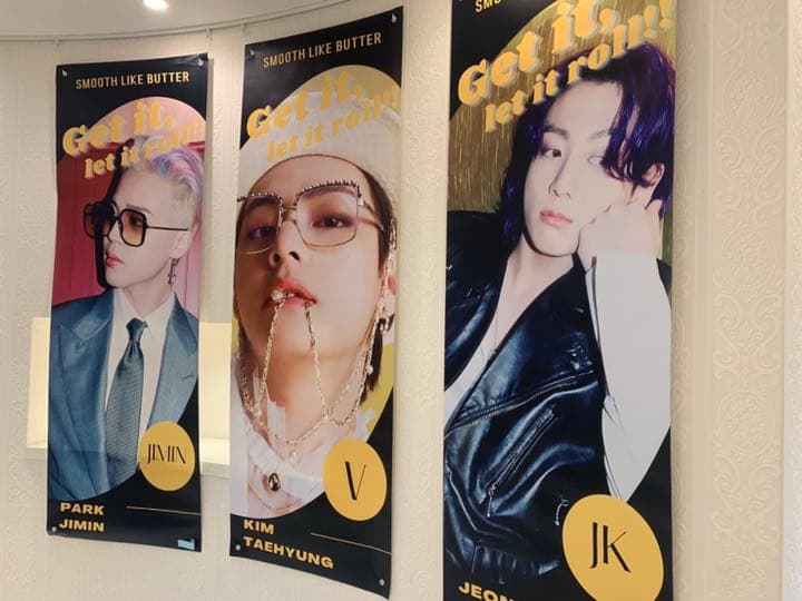 テヒョン　特大バナー　BIGバナー BTS テテ バナー　パネル　額縁