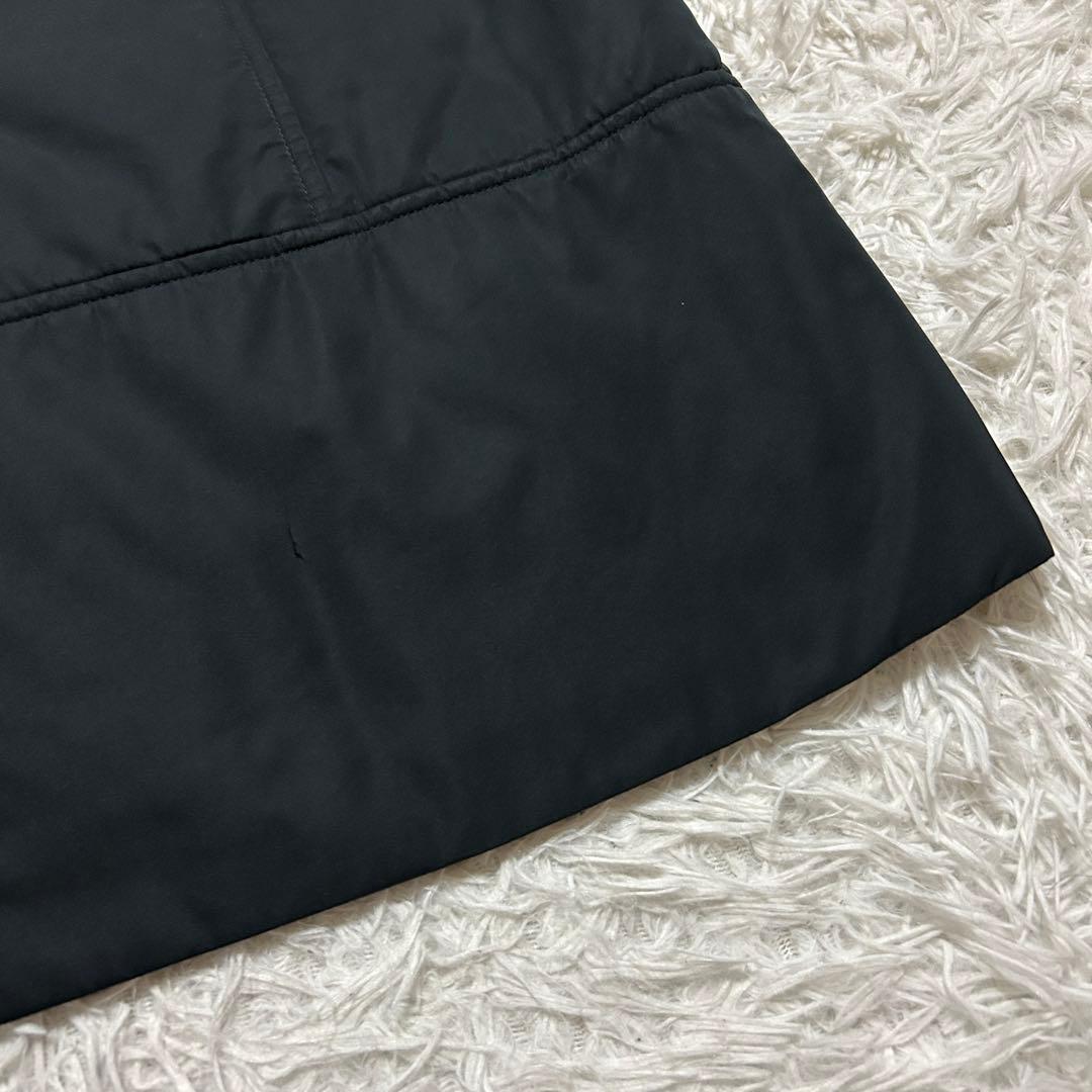 BURBERRY LONDON コート 40 ポリエステル 黒 シャドーチェック