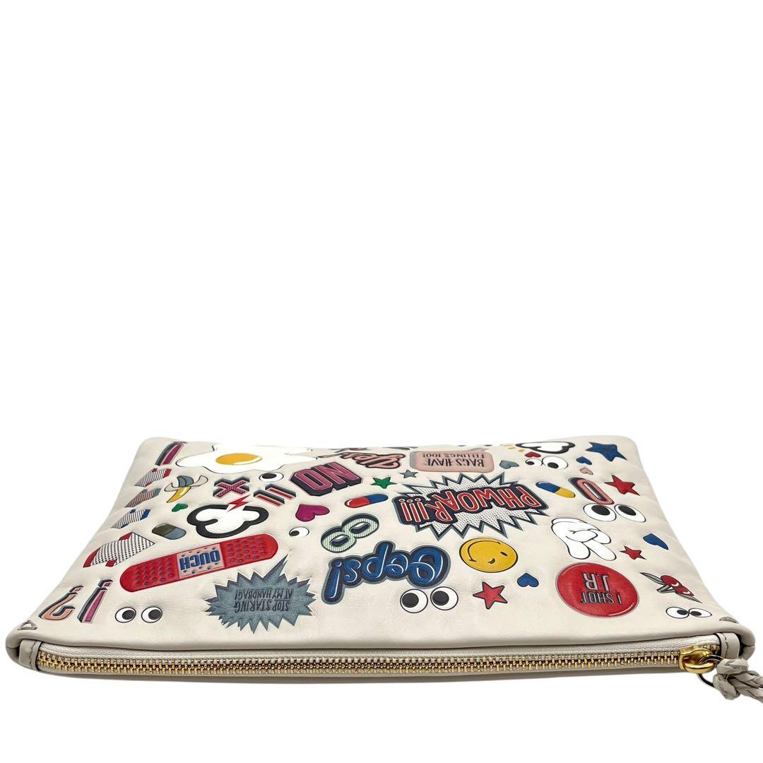 【美品】ANYA HINDMARCH アニヤハインドマーチ　クラッチバッグ