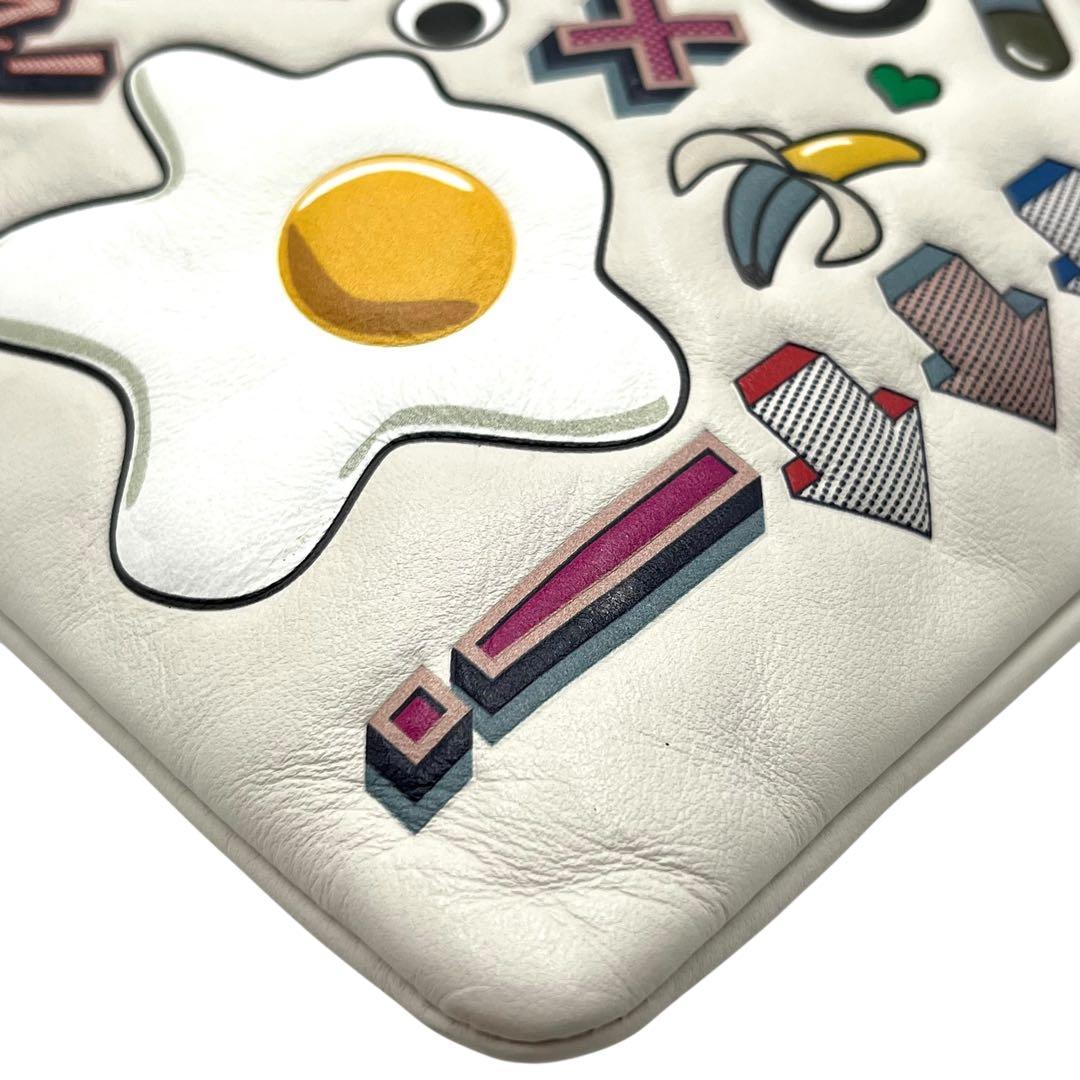 【美品】ANYA HINDMARCH アニヤハインドマーチ　クラッチバッグ