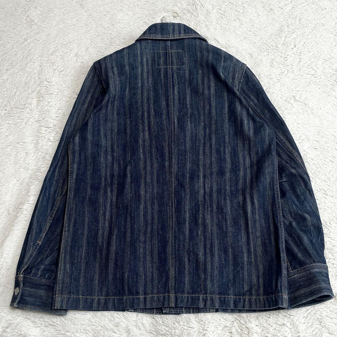 美品 希少 BURBERRY ホースロゴ刺繍 カバーオール デニムジャケット