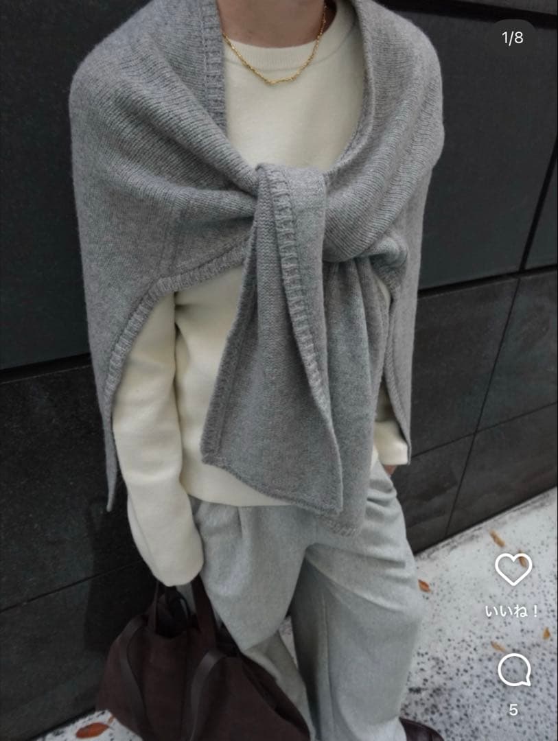 未使用ETRE TOKYO レイヤードニットラップスカート