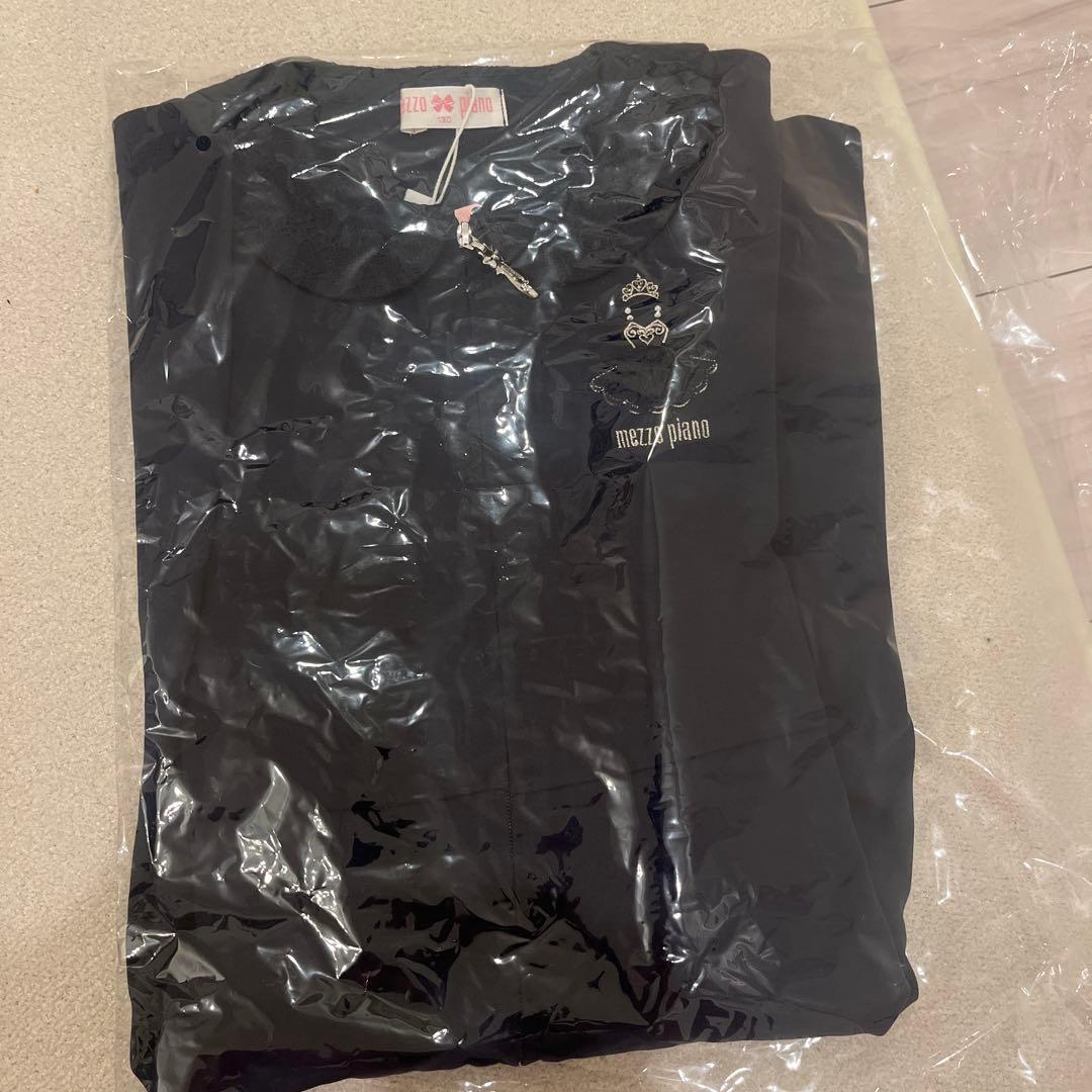 本日最終出品！メゾピアノ☆130センチ　バレエ　前あきワンピース