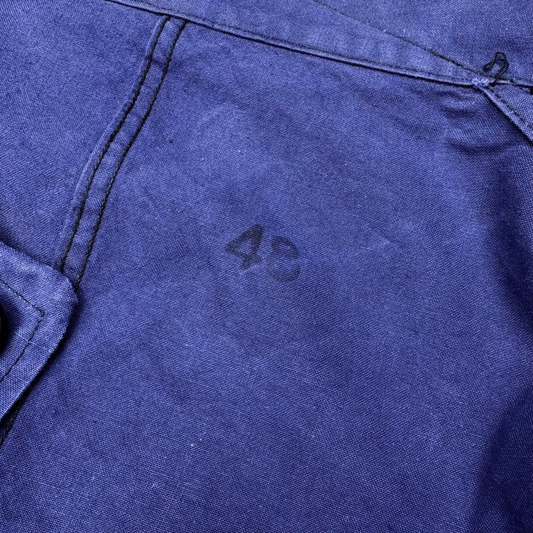 40’s~50’s メティス　サイクリスト　フレンチワークジャケット　リネン