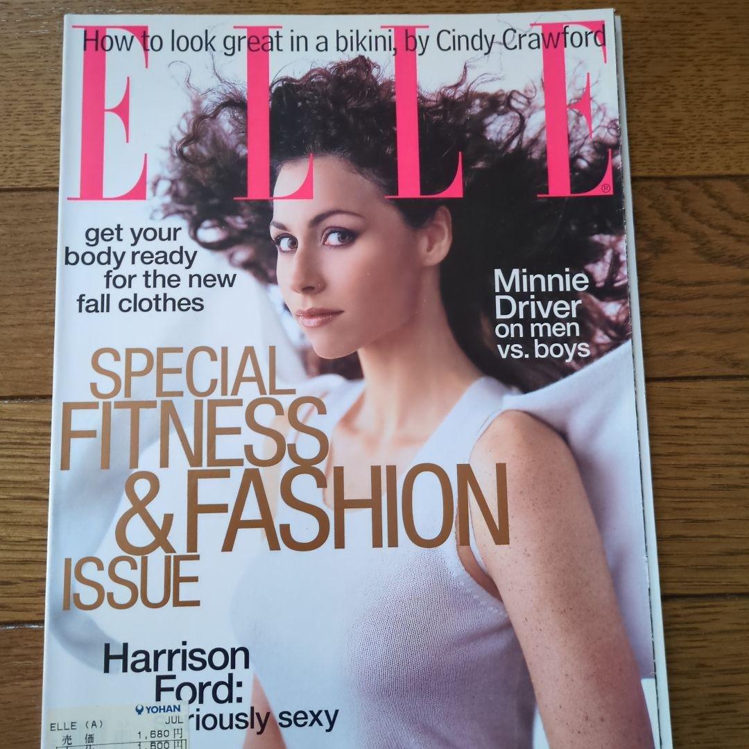 洋書 Elle july 1998 Minnie D