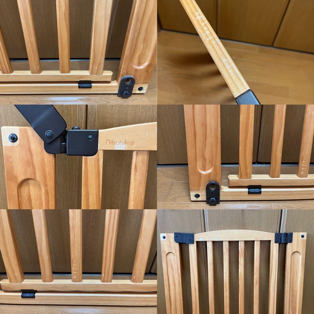 日本育児 おくだけドアーズL ウッディー woody 木製