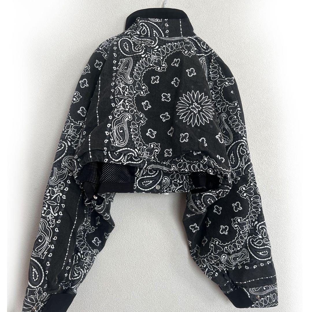 sacai 未使用　サカイ バンダナプリントブルゾン