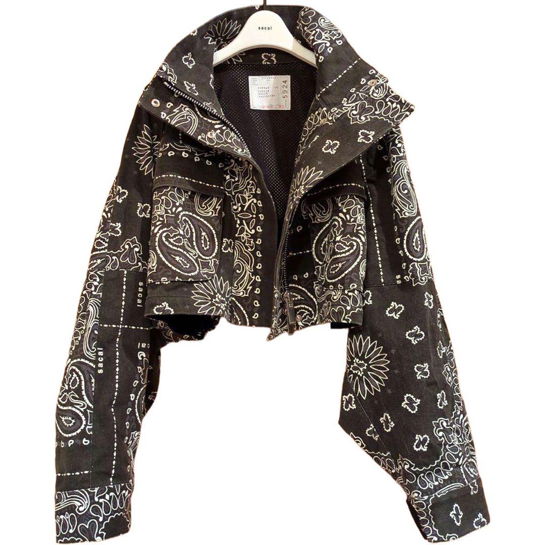 sacai 未使用　サカイ バンダナプリントブルゾン