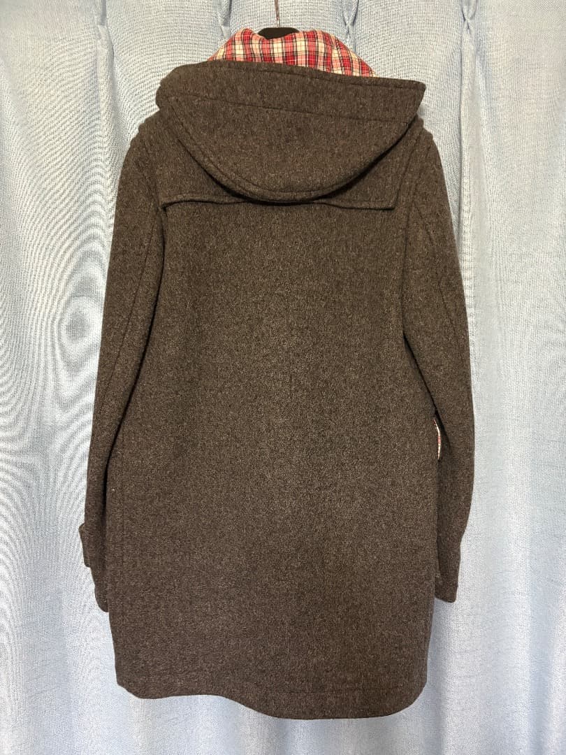 コムデギャルソンオムグレーダッフルコート 赤系チェック 新品未使用品