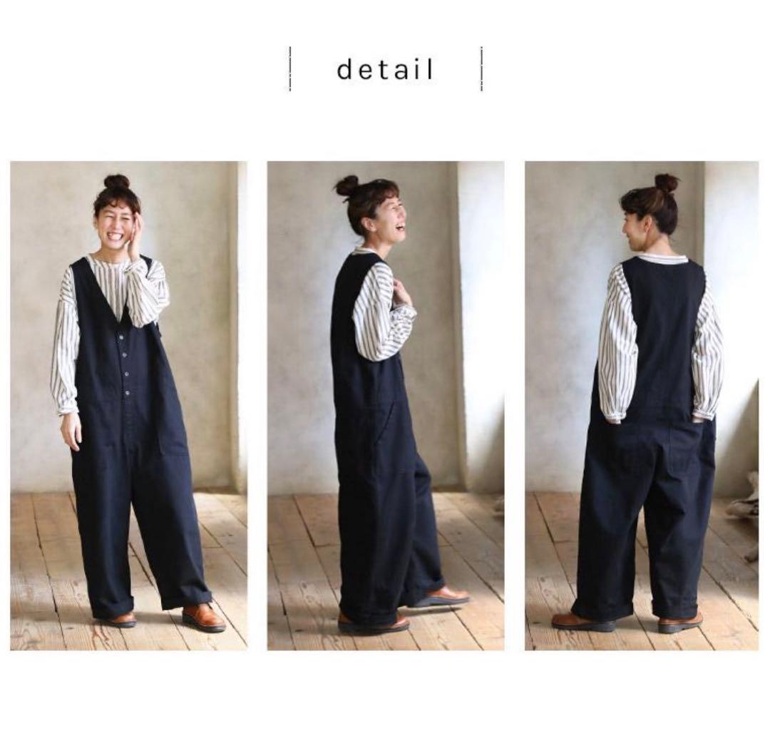 ソウルベリー　Mサイズ　店長がつくった、デニムじゃないサロペ　オーバーオール