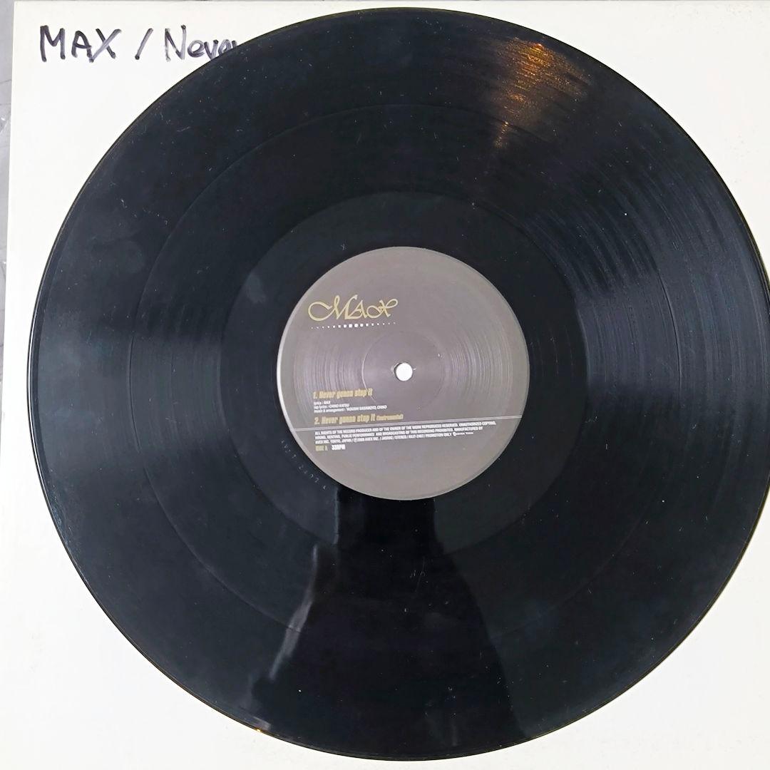 ● MAX – Never Gonna Stop It　国内プロモ　白ジャケ