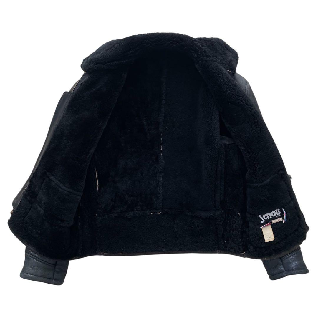 Schott B-3 フライトジャケット 253S ムートン シープスキン 38